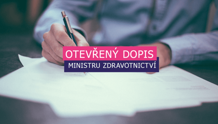 Otevřený dopis ministru zdravotnictví Adamu Vojtěchovi